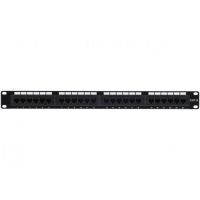 panel de parcheo hypertec 257250-hy utp 24 puertos 1u negro