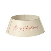 base de arbol de navidad de hierro tronco redondo moderno accesorios navidenos para interiores beige imatra