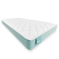 colchon viscoelastico 80x180 cm firmeza media-alta y grosor 15cm tejido 3d y multicapa 8 airsoftpro fabricado en espana nalui one 15 aguamarina