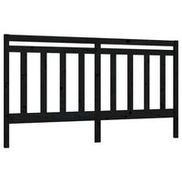 cabecero accesorio para dormir mueble de dormitorio 186 x 4 x 100 cm madera de pino negro tdl0202174
