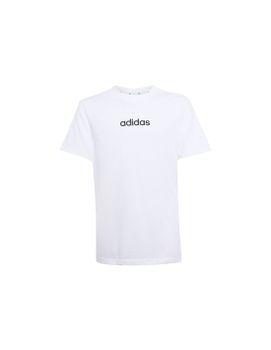 Camiseta adidas Linear 160 Infantil Blanco/Negro