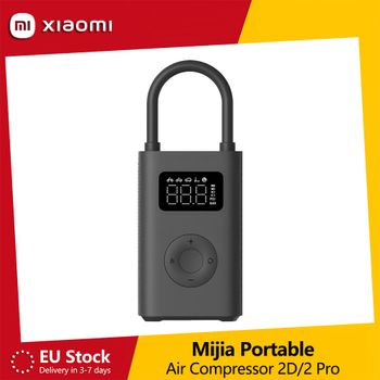 Xiaomi Mijia Compresor de Aire Portátil 2D/2 Pro, Inflador de Neumáticos Inalámbrico 150PSI, Bomba de Aire Eléctrica para Coches, Motocicletas y Bicicletas