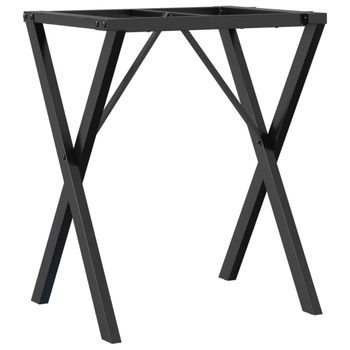Patas De Mesa De Comedor | Patas Para Mesa Estructura X Hierro Fundido 60x50x73cm