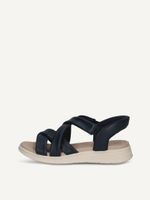 caprice sandal blue made of leather without heel size 36