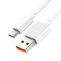 xiaomi cable usb a usb-c de carga y sincronizacion 6a de intensidad 1m blanco