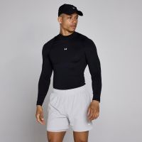 capa base de cuello alto y manga larga training para hombre de mp - negro - xl