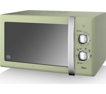 SWAN SM22130GN Solo Microwave - Green, Green