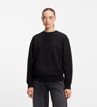 HUGO para mujer. 50570917 Sudadera Danicey negro (M), Casual, Algodón