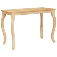 mesa de cafe marron 110 x 55 x 77 cm madera de mango maciza vidaxl