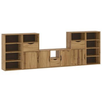 Muebles De Tv 5 Uds | Mueble De Salón | Mesa De Tv. Con Almacenaje 