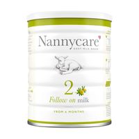nannycare 2 goat milk based follow on milk from 6 months