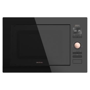 Cecotec Microondas encastrable con plato Microondas Encastrable Grandheat 2590 Built-In Blackrose
