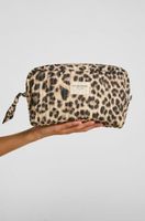 hunkemoller neceser de maquillaje grande leopardo beige