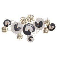 panel decorativo 3d de metal multicolor 1245x6x65 cm