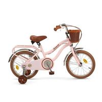 bicicleta infantil 16 vintage rosa toimsa 16229