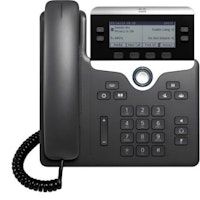 Cisco 7821 teléfono IP Negro, Plata Terminal con conexión por cable 2 líneas