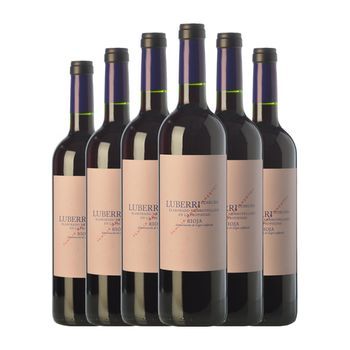 Luberri Vino Tinto Maceración Carbónica Rioja Joven 75 Cl 13.5% Vol. (pack De 6 Unidades)