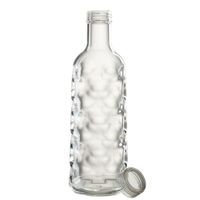 botella de plastico transparente con relieve 98 x 98 x 297 cm