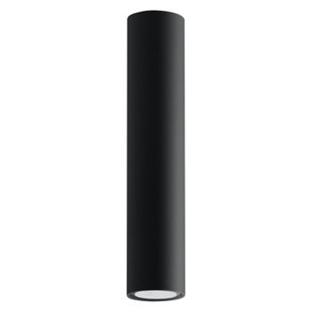 Lámpara de techo negro acero alt. 30 cm