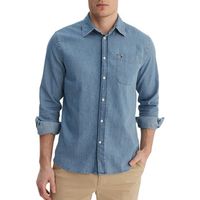 tommy hilfiger camisa manga larga mw0mw42431 para hombre