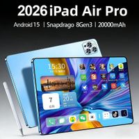 tablet pc 2026 original de 12 pulgadas ipad air pro 5g 20000mah snapdragon 8gen3 android 15 22gb 2tb 5g doble sim gps wifi