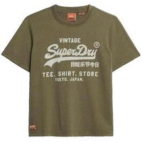 superdry camiseta t-shirt vintage logo heritage para mujer