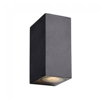 aplique de exterior led zora square 2x5w