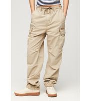 superdry para mujer w7011070a pantalon cargo de talle bajo para beige 2630 casual algodon