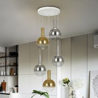 lampara colgante led matices 5x6w