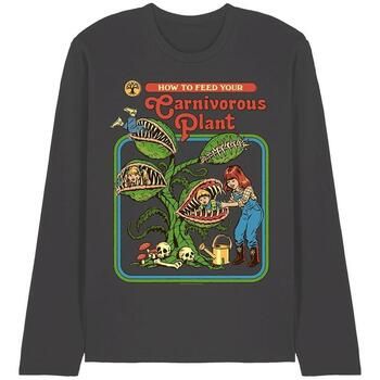 Steven Rhodes Camiseta manga larga Carnivorous Plant para mujer