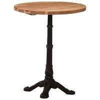 mesa de bistro madera maciza de acacia o60x76 cm vidaxl