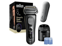 afeitadora - braun series 9 pro electrica 9675cc pro sensoadapt powercase centro de limpieza smartcare 60 min autonomia gris grafito