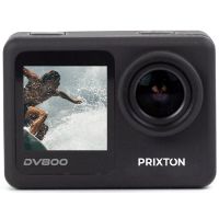 prixton dv800 camara deportiva dual screen 5k