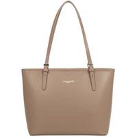 lancaster bolso bolso tote hombro con cremallera m smooth praline para mujer