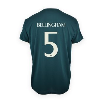 Camiseta Real Madrid Adulto Bellingham 2026/27 Segunda Equipación Réplica Ofici