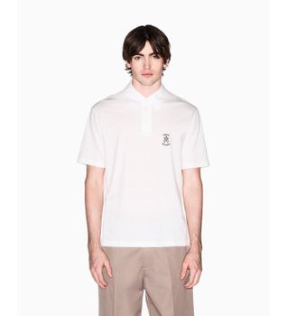 A|X Armani Exchange para hombre. XM002209AF10364U0009 Polo Regular blanco (M), Casual, Algodón, Manga corta