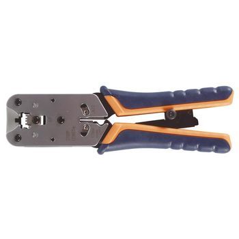 Toolland Herramienta De Enggir Profesional, Para Rj45, Cut, Strip Y Engarzado Con Facilidad