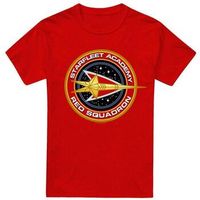 star trek tops y camisetas red squadron para mujer