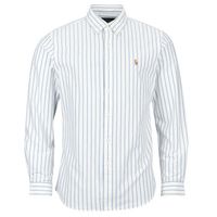 polo ralph lauren camisa manga larga camisa de corte recto en oxford para hombre