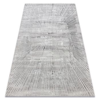 Bliss Z206az256 Alfombra Gris Claro / Gris - Líneas, Moderna, Estruct 80x150 Cm
