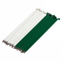 source spokes pattern alternating - whitegreen 194mm and 192mm mix
