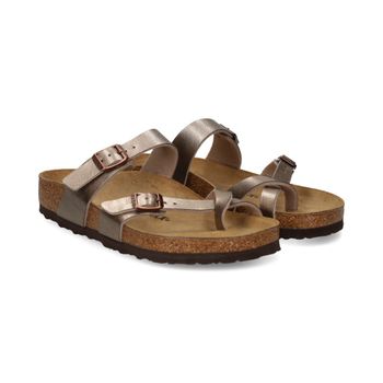 Birkenstock Sandalias Planas Mujer - Marrón Talla 39r