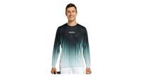 maillot de manga larga dharco race midnight prism blue  hombre