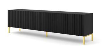 Mueble para TV efecto madera Negro