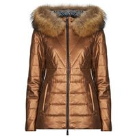 oakwood abrigo de plumas alouna metal para mujer