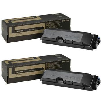 Original Multipack Kyocera TASKalfa 3501ci Printer Toner Cartridges (2 Pack) -TK-6305K