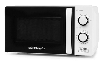 HORNO MICROONDAS SIN GRILL ORBEGOZO MI2115 20 LITROS BLANCO