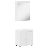 juego de muebles de bano tulum 2 uds 60 x 34 x 63 cm vidaxl