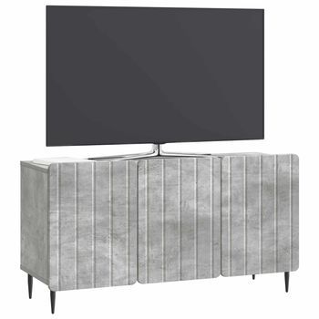 Mueble De Tv | Mueble De Salón | Gabinete De Tv Gris Hormigón 99 X 34,5 X 52 Cm