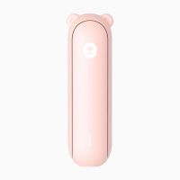 ventilador jisulife life 8 portatil 4500mah linterna powerbank 3 velocidades rosa